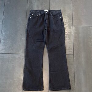 Everlane Women's Boot Cut Jeans - Dark Gray